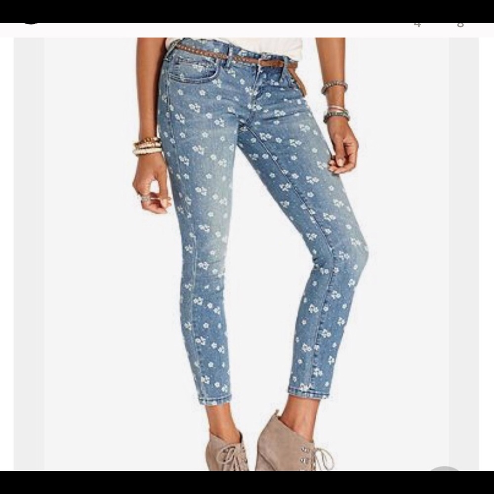 Free people flower print pants